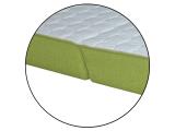 Pěnová matrace Ilona do rozkládacích postelí – opěrák. Půlený opěrák lze rozložit na pohodlnou matraci. Vysoká kvalita, dlouhá životnost.
