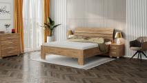 Ložnice Notaxo - manželské postele, lamino. Praktický úložný prostor, prodloužené postele. Český výrobek.