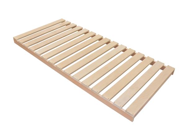 Pevný dřevěný rošt Solid v rámu je vhodný do postelí s příčníky nebo s kováním na bočnicích. Český výrobek.